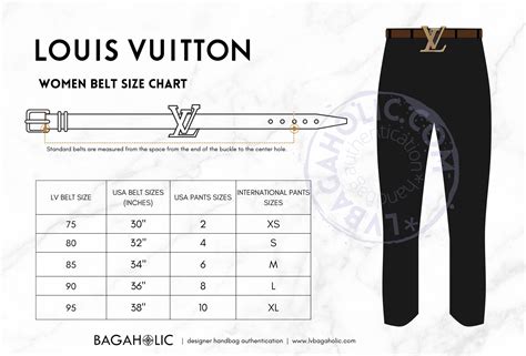 lv belt size 100|louis vuitton belt sizes chart.